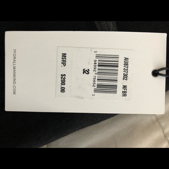 7 For All Mankind HW Cropped Straight - Picture 4 of 10